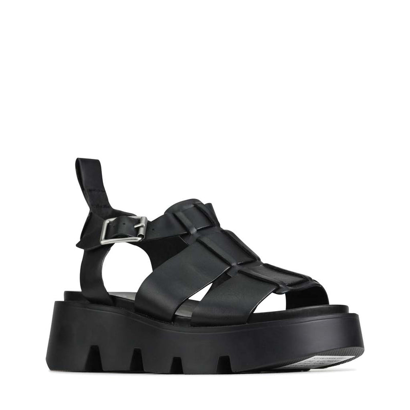 Phoebe black chunky discount sandals