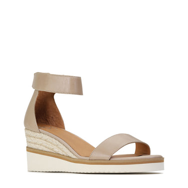 LAZY LEATHER ESPADRILLES SANDALS