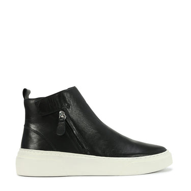 Minimalist Leather High Sneakers