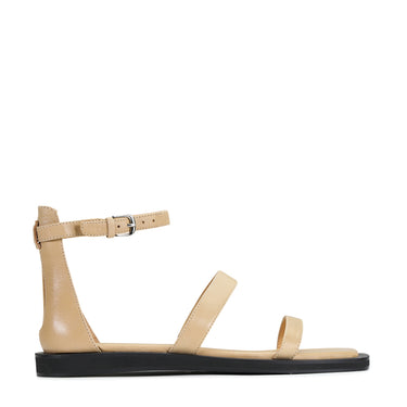 Mishelle Leather Ankle Strap Sandals