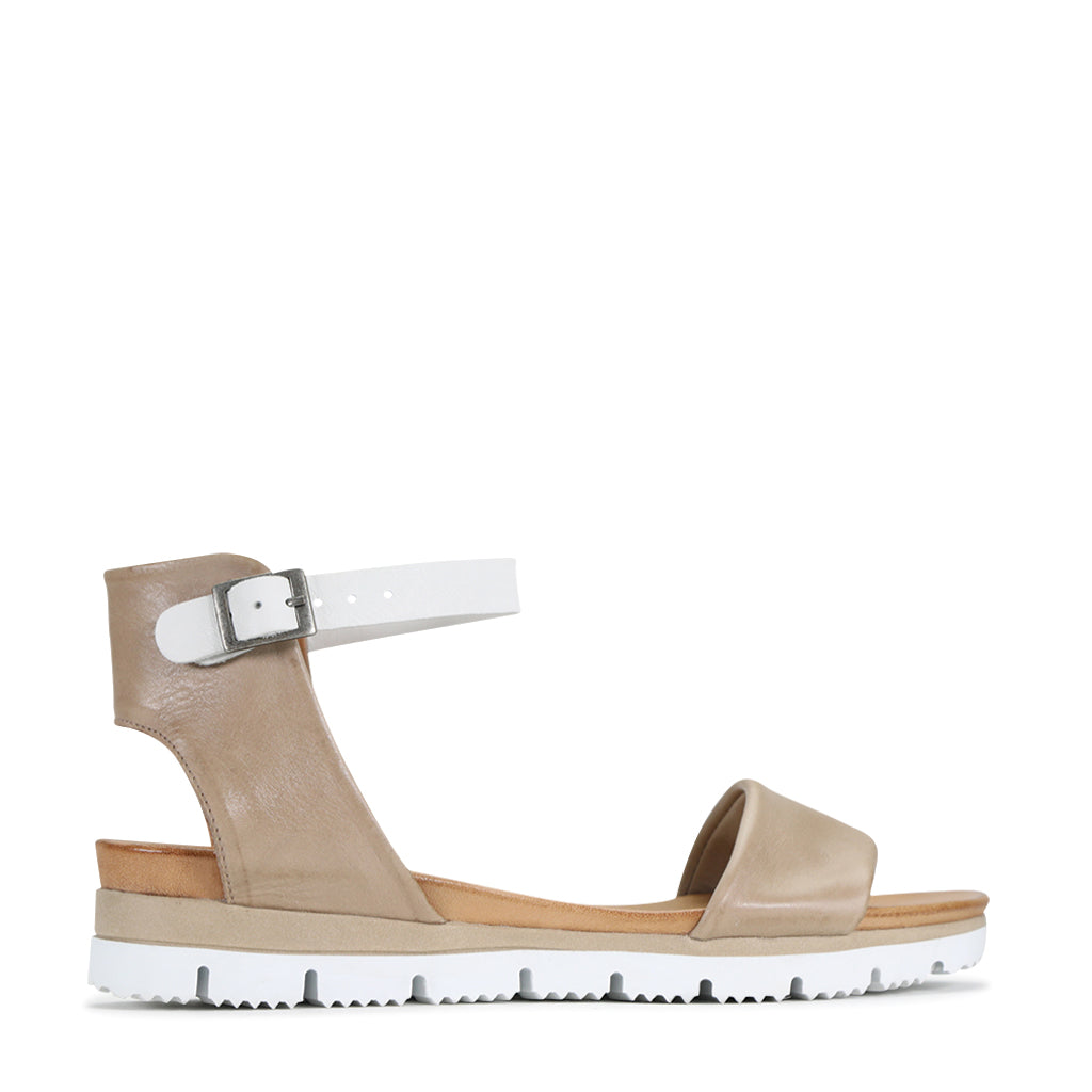 Soda best sale white sandals