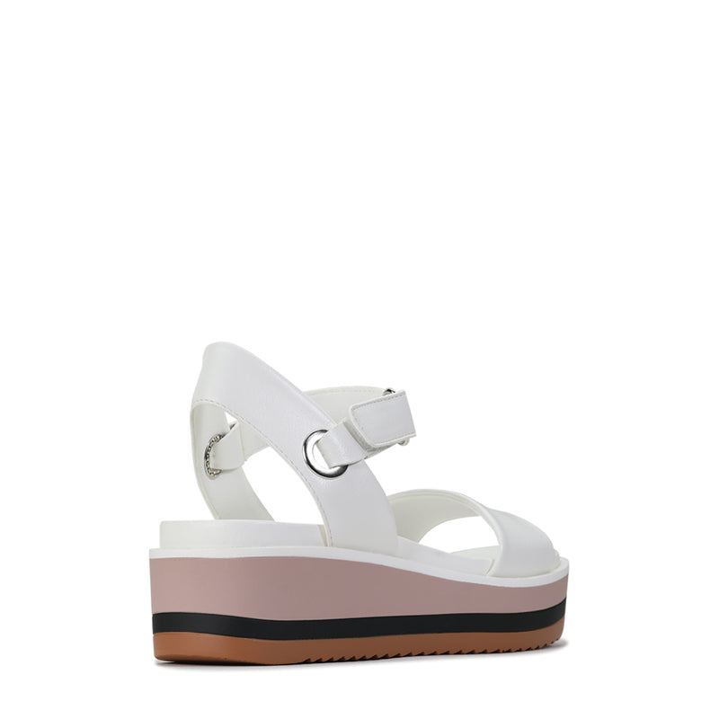 SEANY SANDALS In METALLIC LINEN | Buy Women's SANDALS Online | Novo Shoes